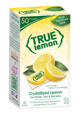 (image for) True Lemon Water Enhancer Powder Lemon 50ct , 1.41oz